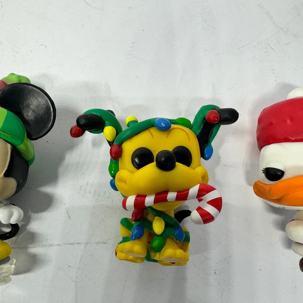 Funko Pop 2022 Mini Disney Holiday Mickey Minnie Pluto‎ Daisy Duck 4 Piece Lot